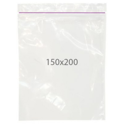 Пакет із замком zip-lock 150*200 1000шт.
