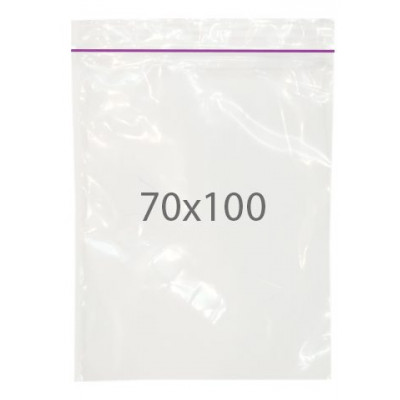 Пакет із замком zip-lock 70*100  1000шт.
