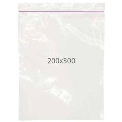Пакет із замком zip-lock 200*300 1000шт. Пакет із замком zip-lock 200*300 1000шт.