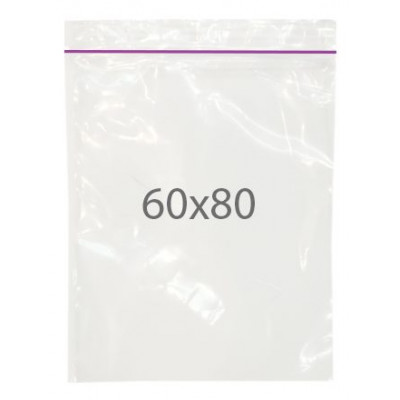 Пакет із замком zip-lock 60*80  1000шт.