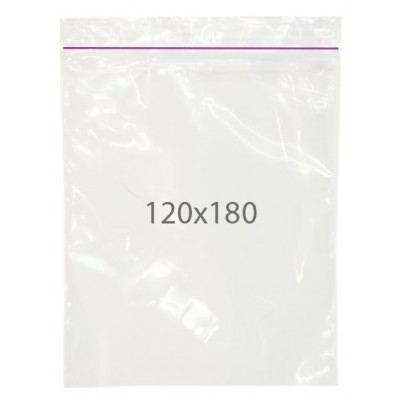 Пакет із замком zip-lock 120*180  1000шт.