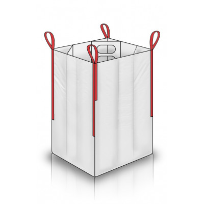 Біг бег 4-стропний Q-bag 100*100*150 см, відкритий Біг бег 4-стропний Q-bag 100*100*150 см, відкритий