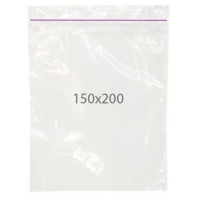 Пакет із замком zip-lock 150*200 1000шт.