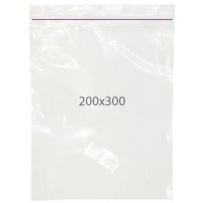 Пакет із замком zip-lock 200*300 1000шт. Пакет із замком zip-lock 200*300 1000шт.