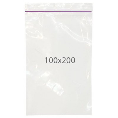 Пакет із замком zip-lock 100*200 1000шт. Пакет із замком zip-lock 100*200 1000шт.