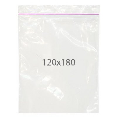Пакет із замком zip-lock 120*180  1000шт.