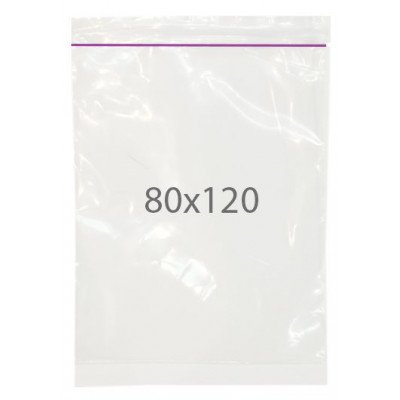 Пакет із замком zip-lock 80*120 1000шт. Пакет із замком zip-lock 80*120 1000шт.